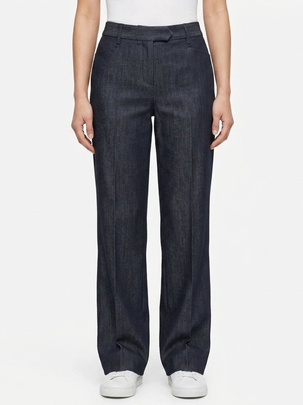 Escada Sport Charcoal Cotton/Wool Blend Casual Denim Like Trouser - Sz. 4/34